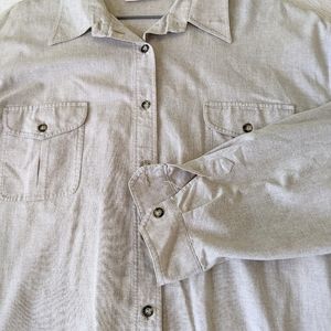 Cotton blend casual shirt
